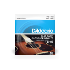 D'ADDARIO EFT16 FLAT TOPS PHOSPHOR BRONZE LIGHT 12-53 Струни для акустичної гітари