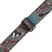 LEVY's 2″ Down Under Series Poly Guitar Strap - Bird and Snake гітарний ремінь (MP2DU-001)