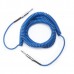 D'ADDARIO PW-CDG-30BU Coiled Instrument Cable - Blue Інструментальний кабель