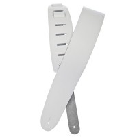 D'Addario 25BL02 Basic Leather Guitar Strap (White) Ремінь гітарний (PW25BL02)
