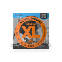 D'ADDARIO EJ22 XL NICKEL WOUND JAZZ MEDIUM 13-56 Струни для електрогітари