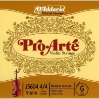 D'ADDARIO PRO-ARTÉ VIOLIN SINGLE G STRING 4/4 Scale Medium Tension Струна Сіль для скрипки (J5604 4/4M)