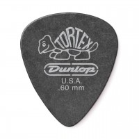 DUNLOP TORTEX PITCH BLACK STANDARD PICK.60MM Медіатори (488P.60)