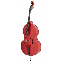 STENTOR 1950LCRD Harlequin Rockabilly Double Bass 3/4 (RED) Контрабас