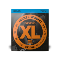 D'ADDARIO EXL160 XL NICKEL WOUND BASS MEDIUM 50-105 Струни для бас-гітари