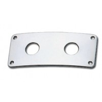 PAXPHIL HJ006 CR DOUBLE JACK PLATE (CHROME) Роз'єм-планка для електрогітари