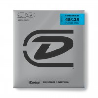 DUNLOP DBMMS45125 MARCUS MILLER SUPER BRIGHT BASS STRINGS 5-STRING 45-125 Струни для бас-гітари Маркус Міллер