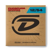 DUNLOP DAP1254 PHOSPHOR BRONZE ACOUSTIC GUITAR STRINGS 12-54 Струни для акустичної гітари