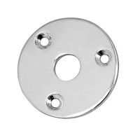 PAXPHIL HJ008 CR ROUND JACK PLATE (CHROME) Роз'єм-планка кругла
