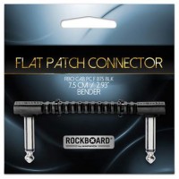 ROCKBOARD Bender75 - Flat Pedal Connector (7,5 cm) Патч-кабель (RBO CAB PC F B75 BLK)