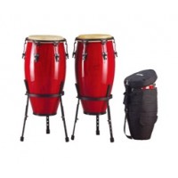 MAXTONE WDC33 WR/S (Red) Конго дерев'яні зі стійкою і сумкою
