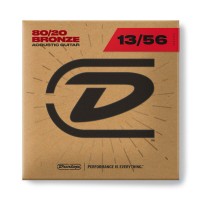 DUNLOP DAB1356 80/20 BRONZE ACOUSTIC GUITAR STRINGS 13-56 Струни для акустичної гітари