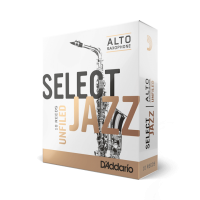 D'Addario Select Jazz - Alto Sax Unfiled 3M - 10 Pack Тростини для альт саксофона (RRS10ASX3M)