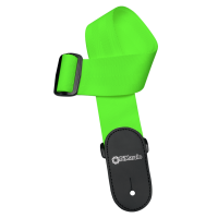 DIMARZIO NYLON WITH LEATHER ENDS (NEON GREEN) Ремінь гітарний (DD3100NGN)