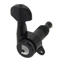 D'ADDARIO PWAT6R2 AUTO-TRIM TUNING MACHINES (6 in-line, Black) Замкові кілки для гітари (PWAT6R2)