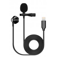FZONE K-06 LAVALIER MICROPHONE Петличний мікрофон з навушником для iPhone
