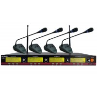 HL AUDIO K8004 Wireless Conference Microphone конференц радіосистема з 4-ма настільними мікрофонами