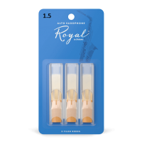 D'Addario Royal - Alto Sax #1.5 - 3-Pack Тростини для альт саксофона (RJB0315)