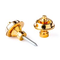 DUNLOP SLS1504G STRAPLOK STRAP RETAINERS TRADITIONAL - 24KT GOLD Стреплокі для ременя