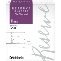 D'Addario Reserve Classic Bb Clarinet #2.0 - 10 Box Тростини для кларнета Bb (DCT1020)