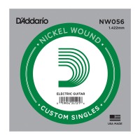 D'ADDARIO NW056 XL Nickel Wound 056 Струна для електрогітари