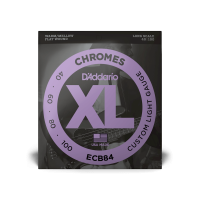 D'ADDARIO ECB84 XL CHROMES BASS CUSTOM LIGHT 40-100 Струни для бас-гітари